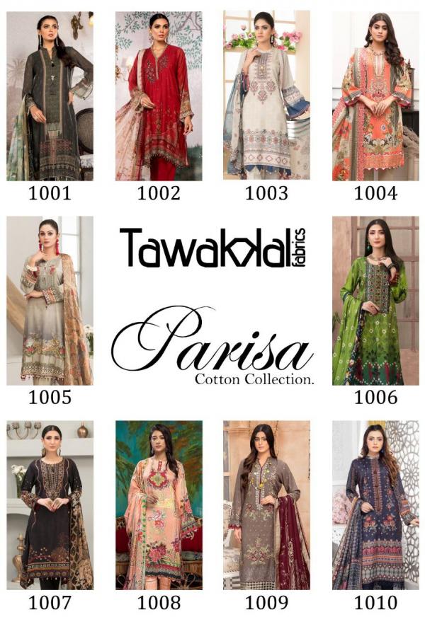 Tawakkal Parisa Cotton Collection Designer Karchi Dress Materials